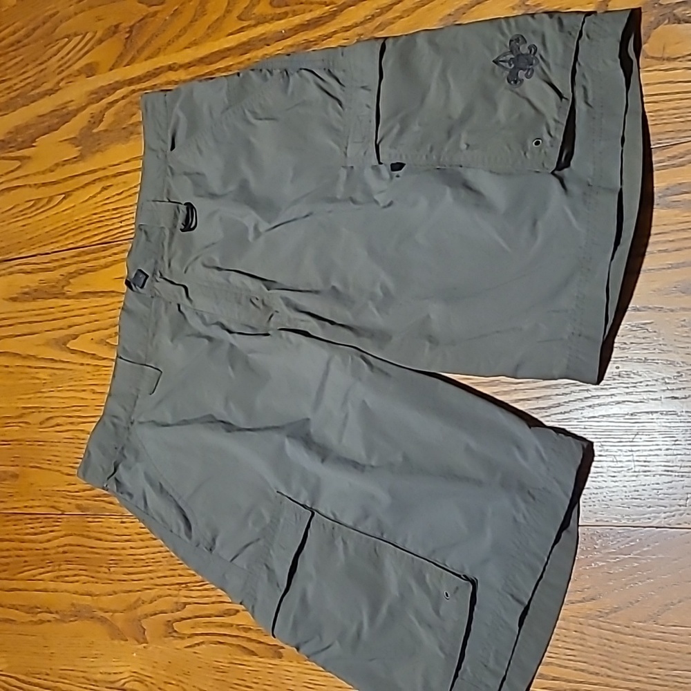 Men's Boy Scout Cargo Shorts Olive Green - Size Medium